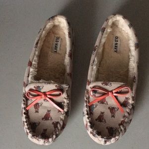 Old Navy slippers - Fox print